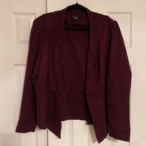 Plum detailed blazer